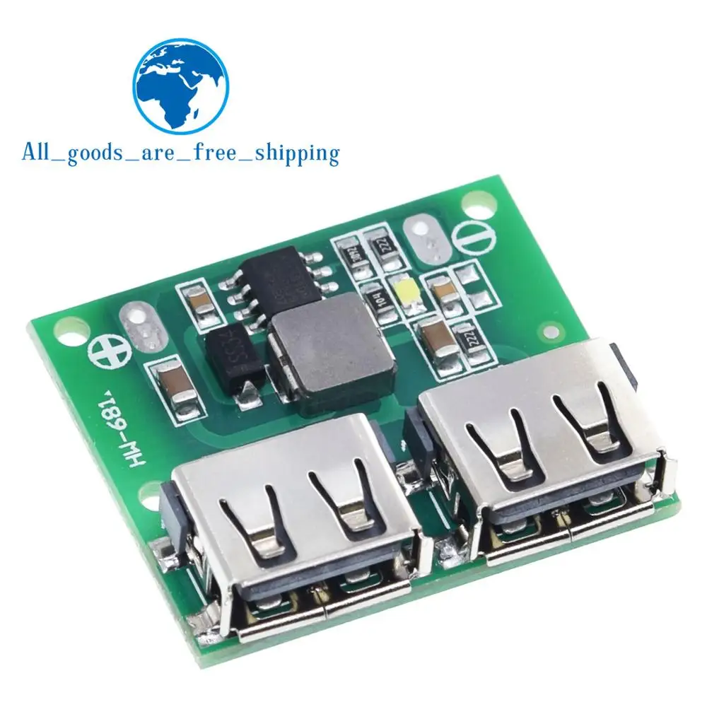 9 в 12 В 24 до 5 DC Шаг вниз Зарядное устройство Мощность модуль Dual USB Выход бак