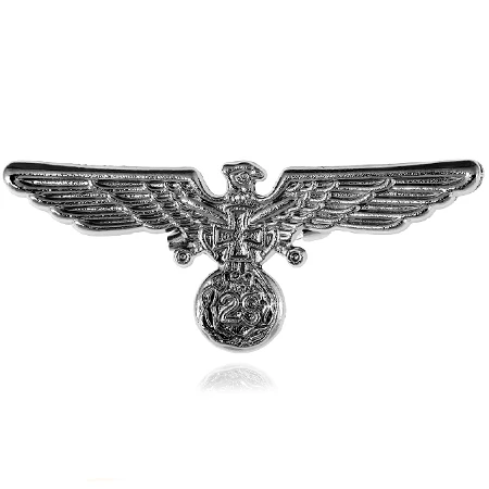 Gun-Black X0217A Прекрасный клевер Броши на воротник для женщин аксессуары золотистый, серебристый, простой, гладкий цветок брошь булавки металлические мужские ювелирные изделия подарок - Окраска металла: Gun-Black X0217A
