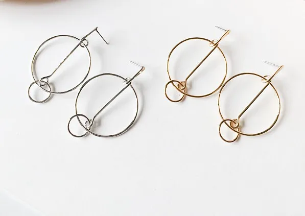 Новое поступление модные br Дизайн элегантные золотые Цвет трубы большой полый