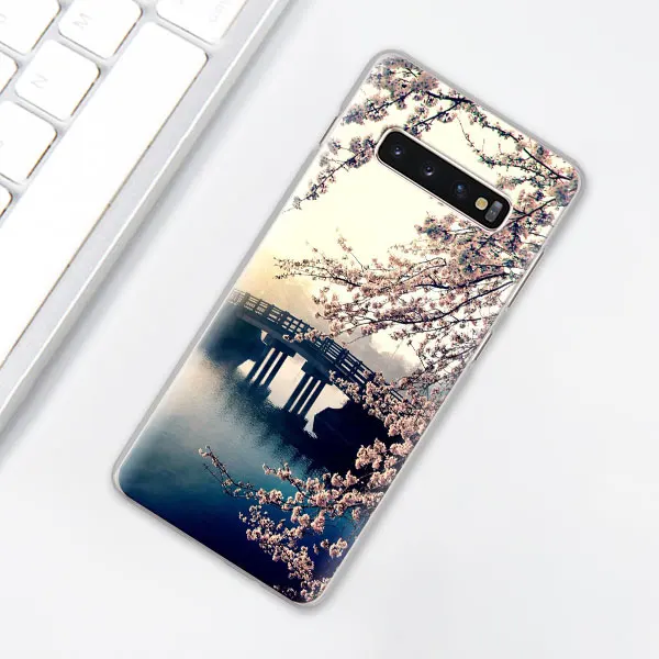 003 В китайском стиле живописи тушью чехол для телефона для samsung Galaxy S10e S10 плюс S7 S8 S9 Plus Note 8 9 M10 M20 M30 жесткий чехол Coque - Цвет: 003