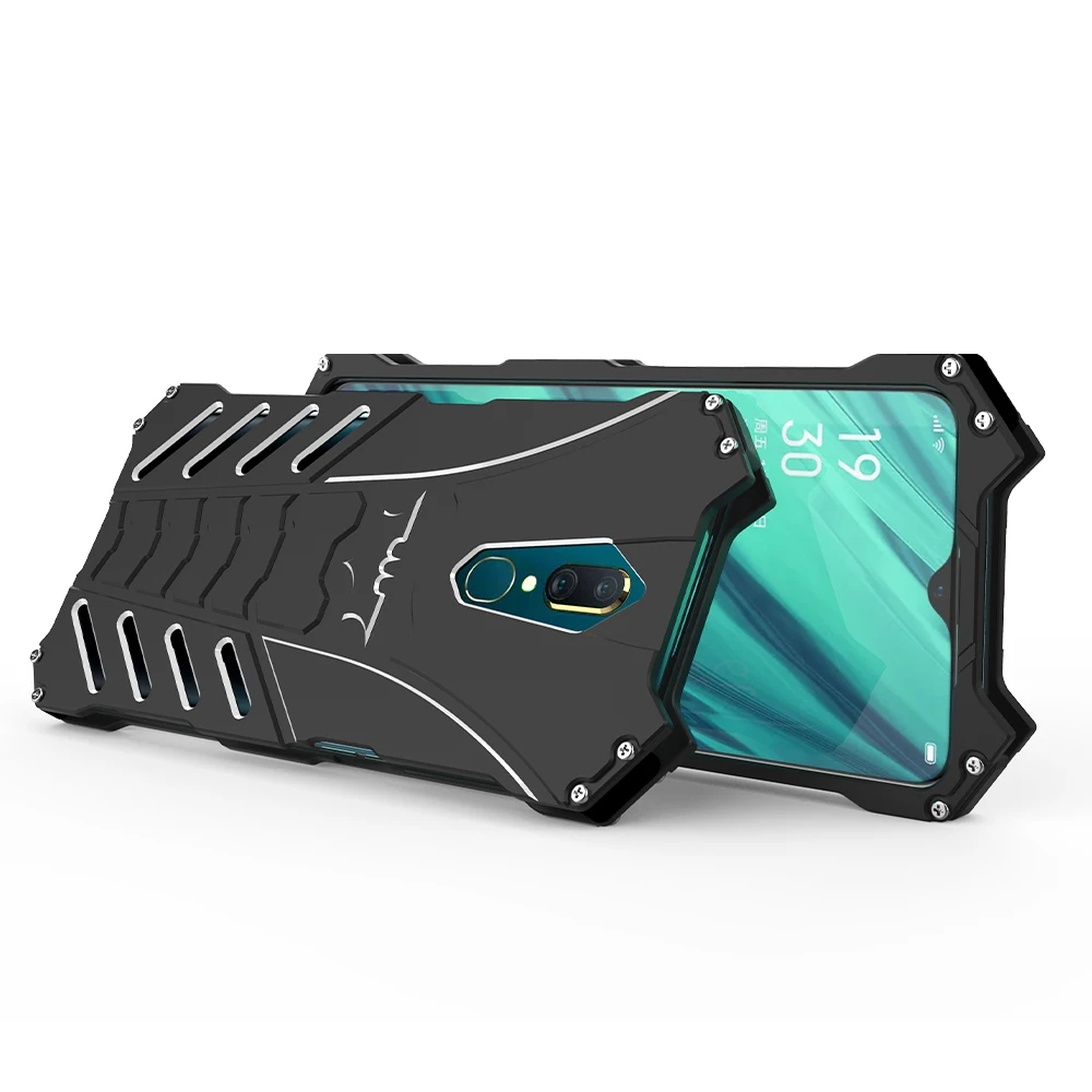 R-JUST бронированный Алюминиевый металлический чехол-бампер для телефона с