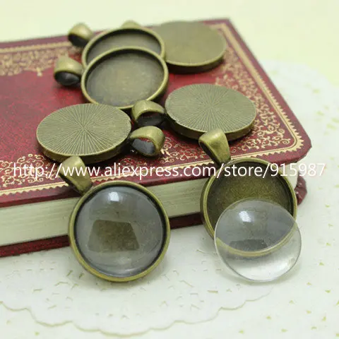 Сладкий колокольчик (10 компл./лот) Античный бронзовый металлический сплав 20 мм