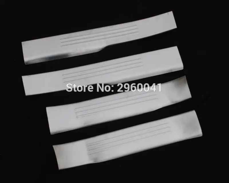 

4pcs/set Stainless Steel Door Welcome Pedal Cover Trim For Jeep Compass Pariot 2011-2016 Car Styling Interior Mouldings