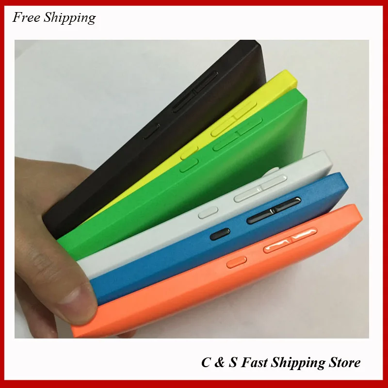 10pcs/lot original Battery Case Cover bright Surface Door Housing Back for Microsoft Lumia 435 With Side Button |