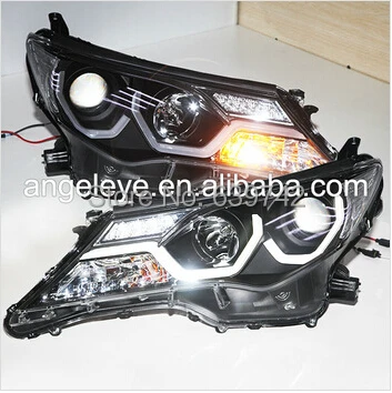 

Передсветильник светодиодная фара для TOYOTA RAV4, черный корпус, 2013-2014 год