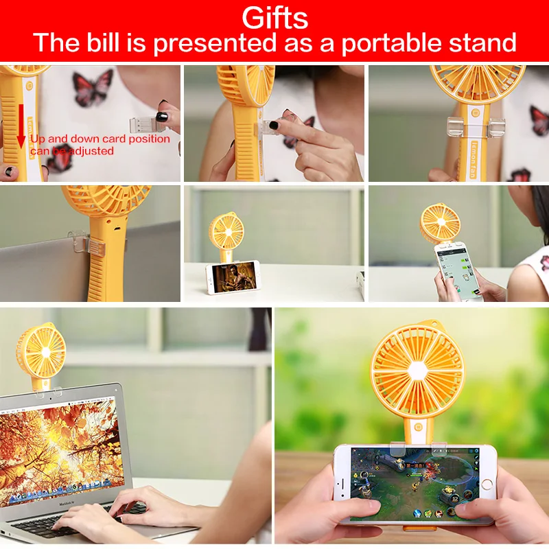 Портативный гибкая USB Вентилятор Cooler Mini охлаждения Перезаряжаемые Батарея