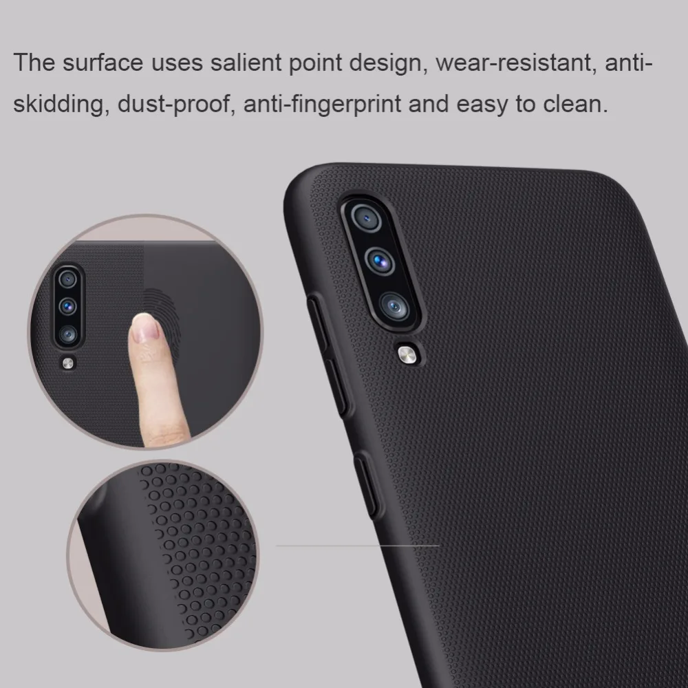 Матовый чехол NILLKIN для Samsung Galaxy A70 жесткая задняя крышка телефона|Бамперы| |