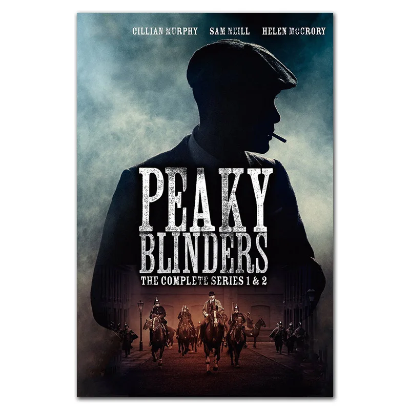 Цвет: желтый Peaky blinders-cillian Murphy США ТВ-шоу плакат стены искусства картина холст картина домашний декор плакаты и печать - Цвет: Цвет: желтый
