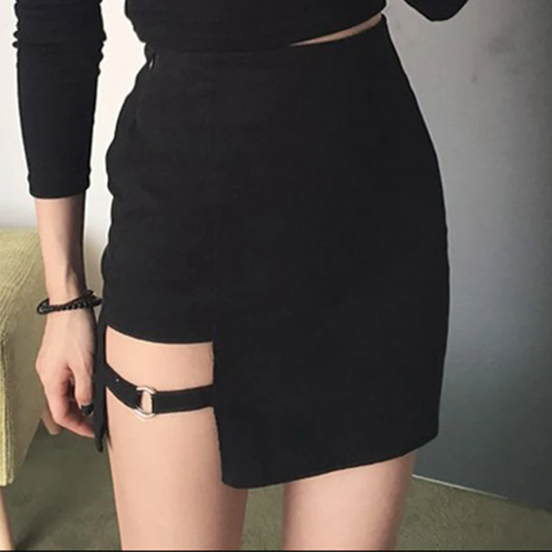 Женская юбка пачка с завышенной талией черная короткая школьная шорты лето