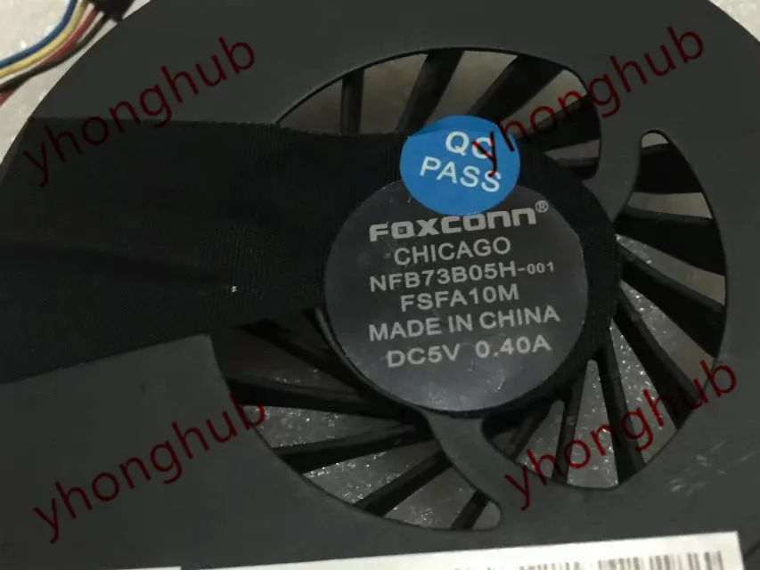 FOXCONN NFB73B05H-001 DC 5V 0.4A 4-проводной Сервер вентилятор охлаждения | Компьютеры и офис