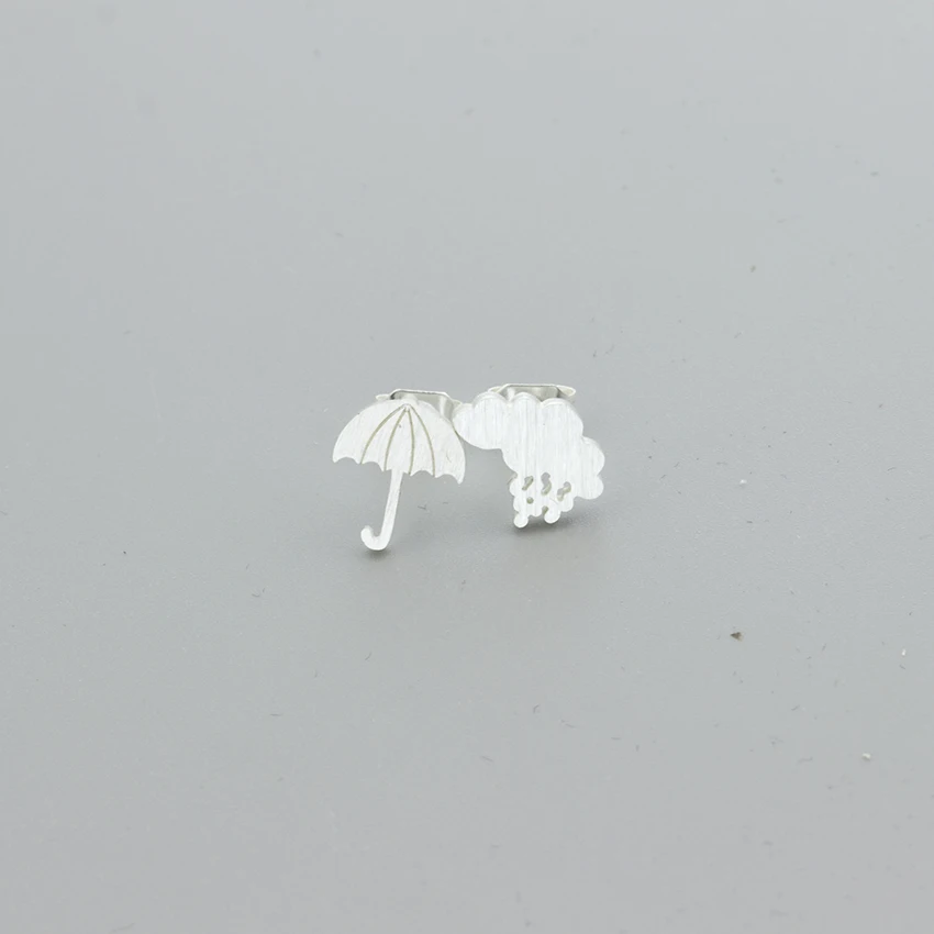 Женские серьги-гвоздики из нержавеющей стали ассиметричные серьги в форме