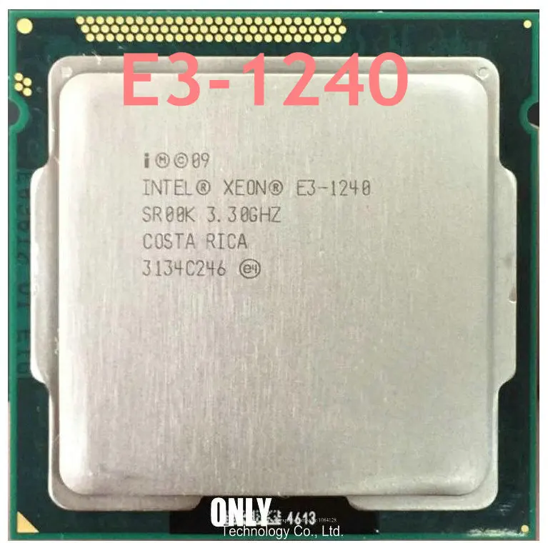 Оригинальный процессор Intel Xeon 1155 3 ГГц четырехъядерный SR00K 8 Мб кэш памяти LGA 1240 E3| |