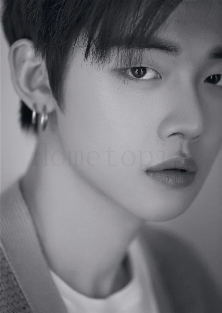 Синий Kpop TXT плакаты глянцевая бумага украшения дома настенные принты для гостиной спальни - Цвет: Синий