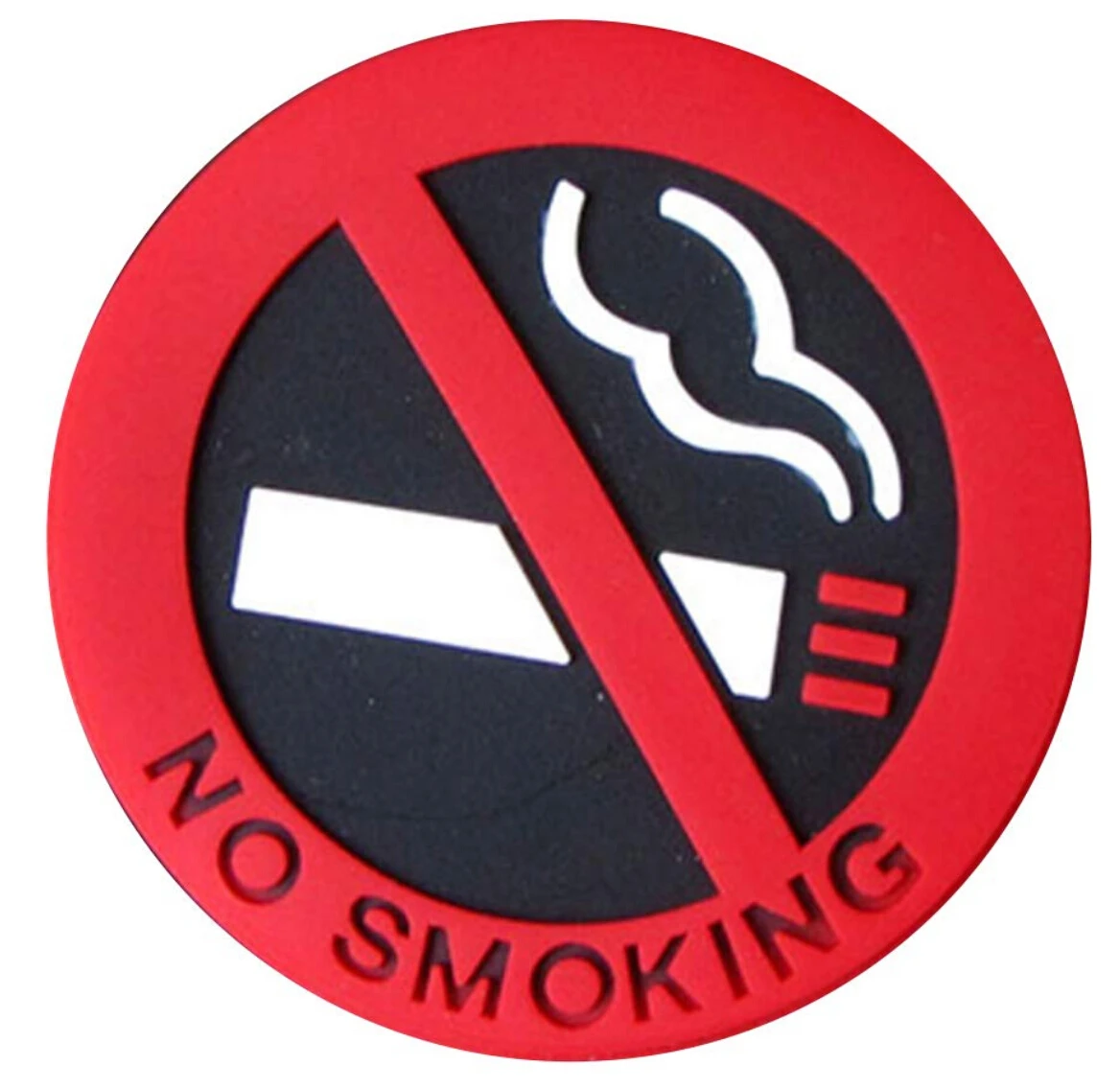 Резиновая табличка без курения предупреждающая эмблема наклейка на дверь