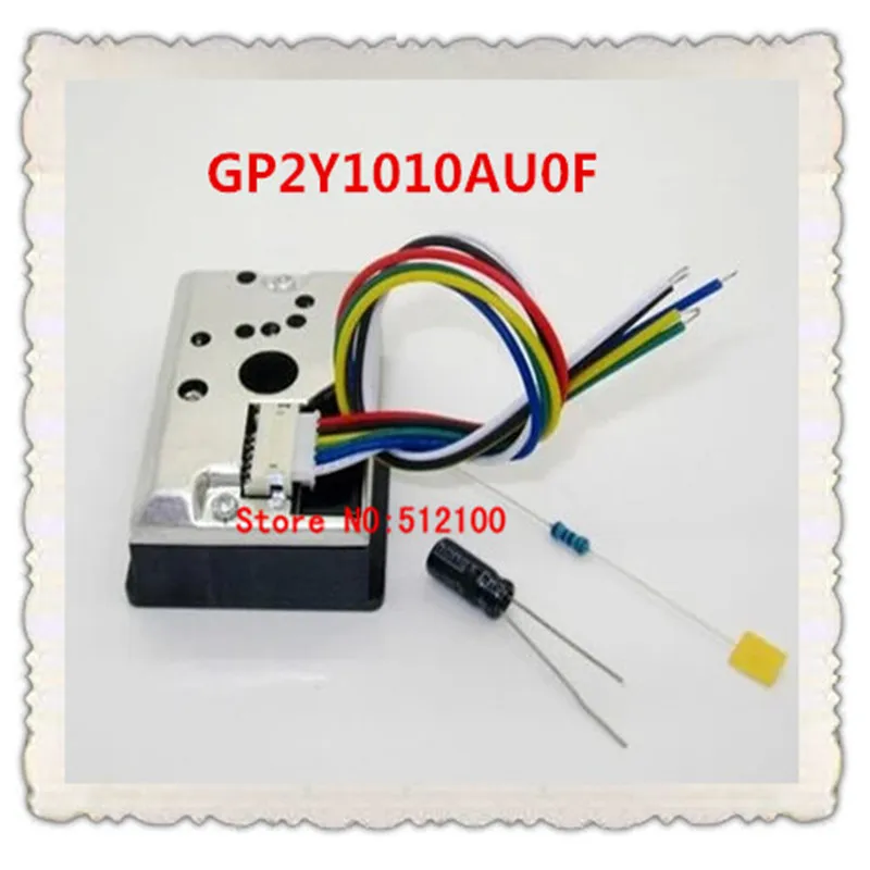 5 шт. GP2Y1010AU0F Компактный Оптический датчик пыли Датчик дымовых частиц с кабелем |