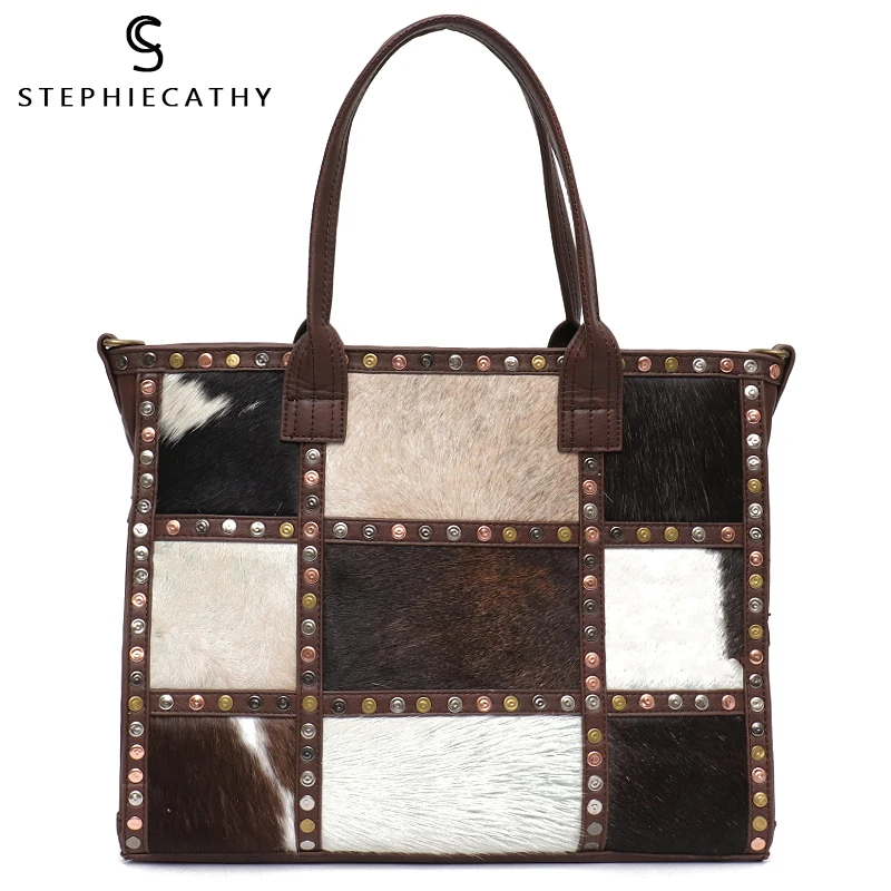 SC женские лошадиные волосы натуральный мех кожа плечо и сумки для девочек