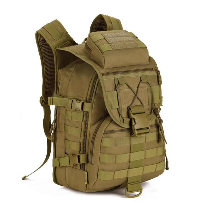 ACU/CP/Black Nylon 40L Tactical Backpack Rucksacks Military Army Bag Men Women Outdoor Waterproof Travel Hiking Camping S413|bag men|backpack