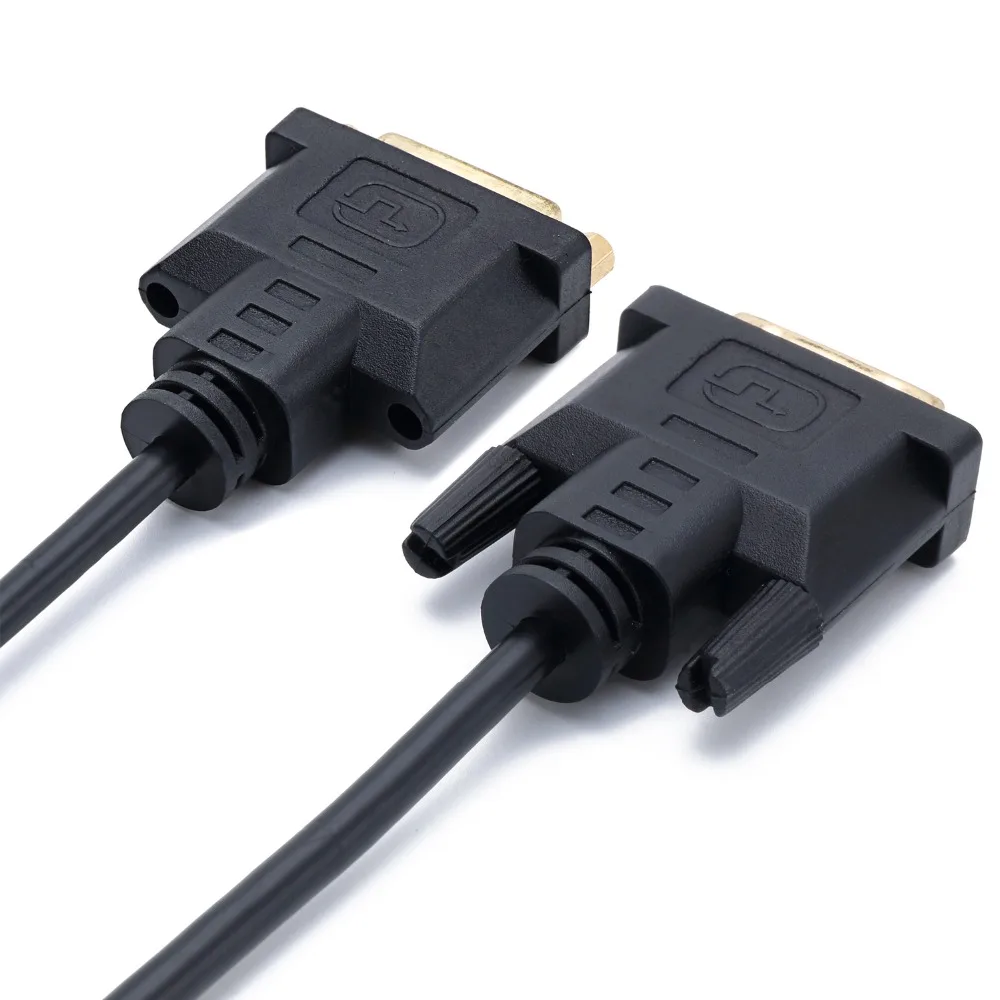 Адаптер кабеля DVI dvi 24 + 5 1 Удлинительный кабель Male Female высокая скорость для