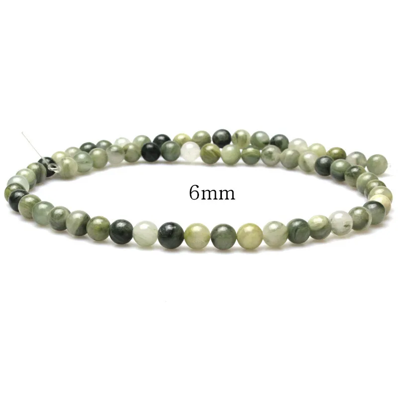 MJDCB Mixed Color Jad e Loose Beads Round4 6 8 10 12mm Energy Stone Bead Healing Power for Jewelry Making Free Shipping | Украшения и
