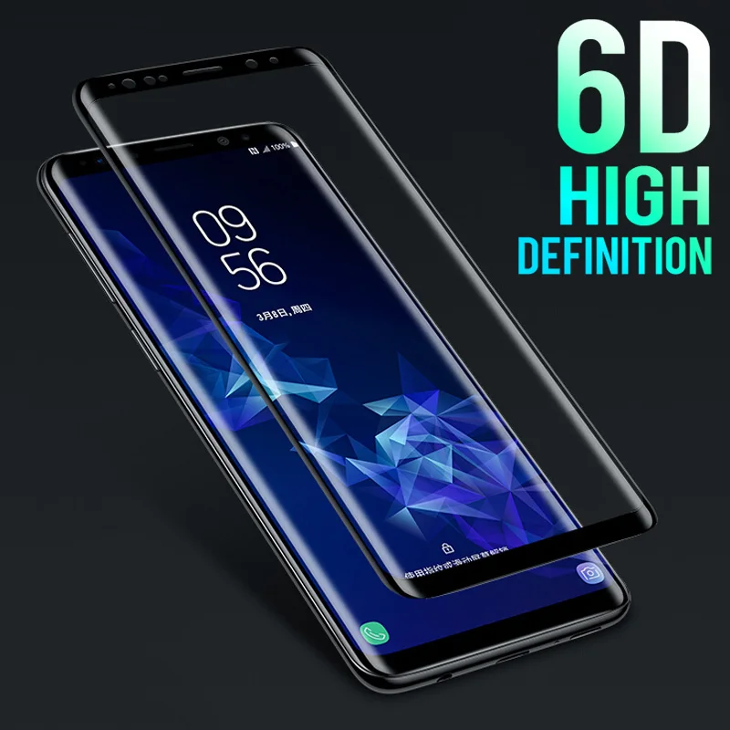 АБДО 6D Экран протектор для samsung Galaxy S8 S9 Note8 изогнутый край Стекло плюс S6 S7edge