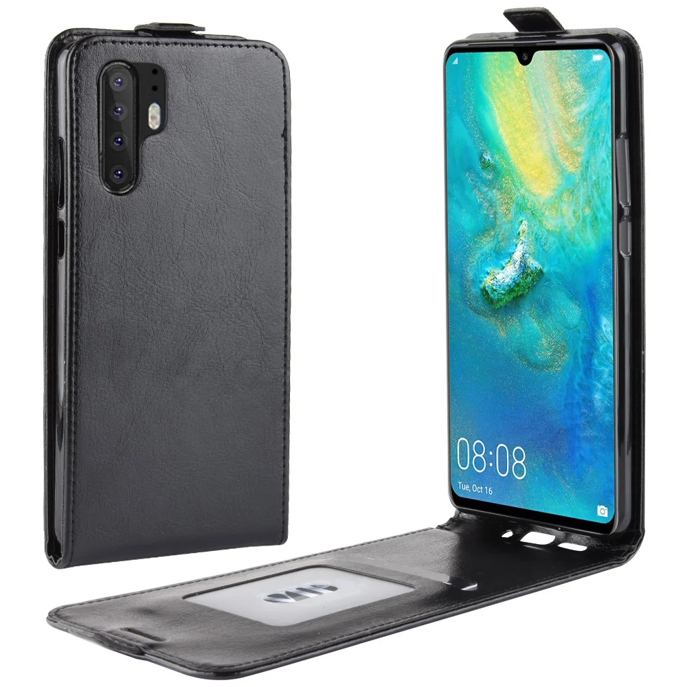 Чехол для телефона Huawei P30 Pro откидная Обложка на заднюю панель из искусственной