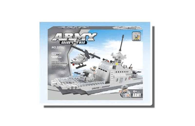 Ausini Строительный набор сделай сам Совместимость с lego city армия 622 3D блоки модель