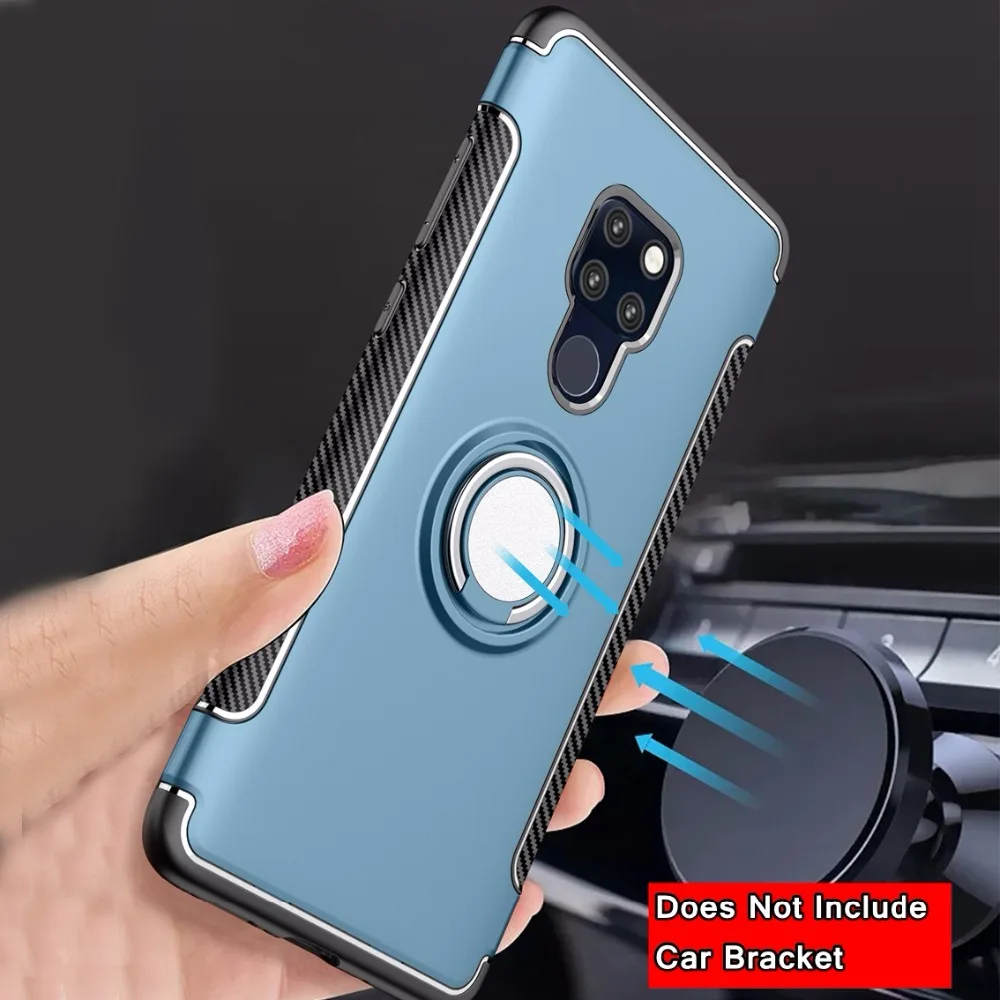 Противоударный чехол для huawei P20 lite Коврики 20 Pro P10 lite Honor 10 9 lite 8X8 7X P9 V10 Nova 3 3i играть P Smart держатель кольцо крышки