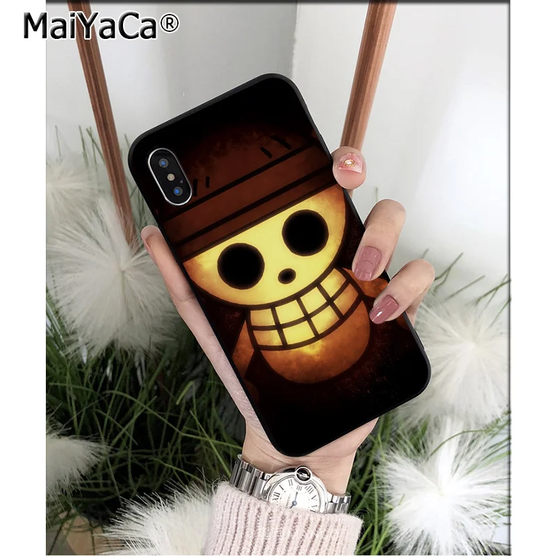 MaiYaCa one piece Monkey D Луффи Зоро ТПУ мягкий черный чехол для телефона iPhone X XS MAX 6 6S 7 7plus 8 8Plus 5 5S XR