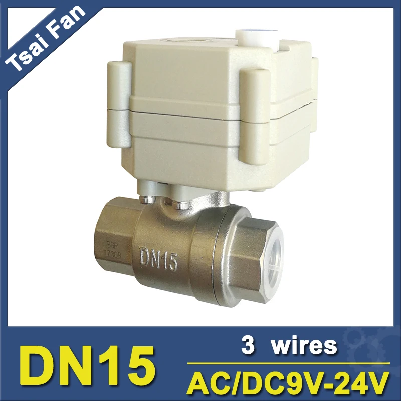 TF15 S2 B NPT/BSP 1/2 ''клапан с ручным управлением DN15 из нержавеющей стали AC/DC9 24V 3