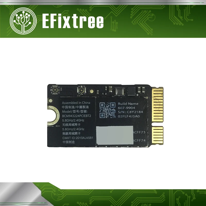 Карта памяти Broadcom BCM943224PCIEBT2 11 6 Мбит/с беспроводная Wi-Fi bluetooth Mini PCIe для Macbook Air дюйма