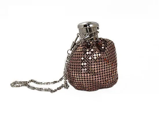 Boutique De FGG мини модный алюминиевый дневной клатч для женщин, Повседневный Кошелек для монет, сумка для денег, вечерняя сумочка-клатч - Цвет: Brown Purse