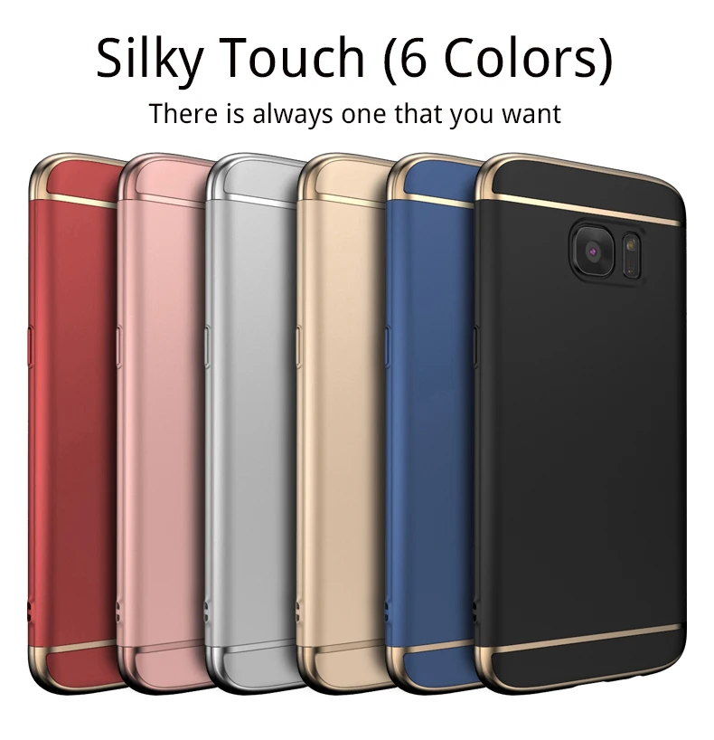 Чехол для мобильного телефона с покрытием 3 в 1 чехол Samsung Galaxy S8 S9 Plus Чехлы Жесткая