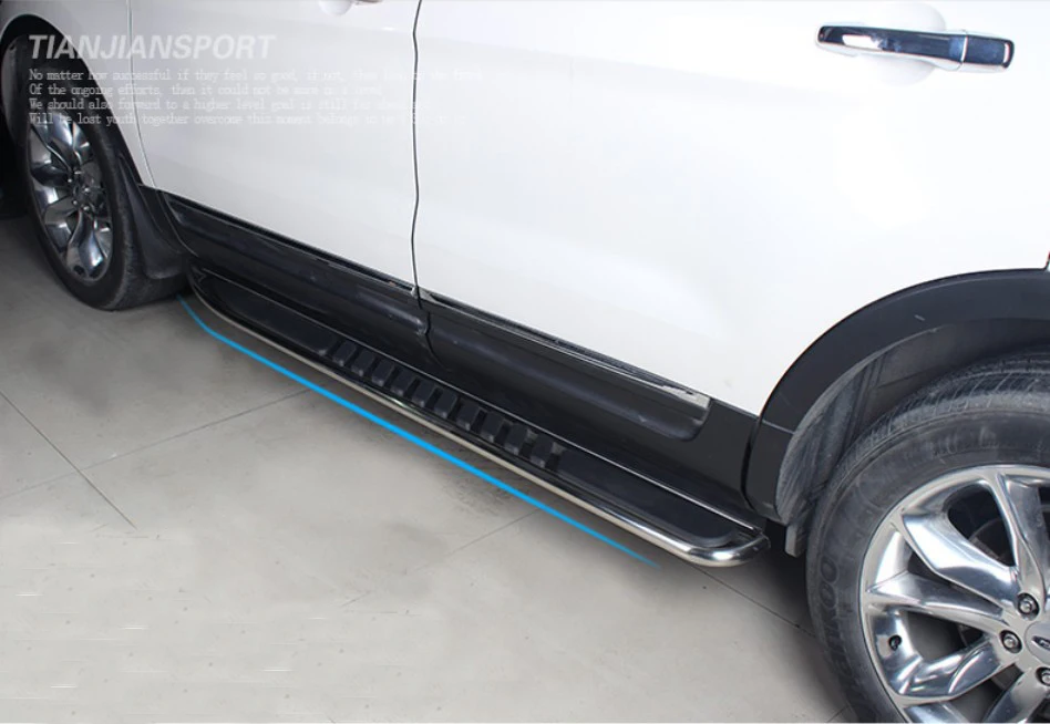 Для Ford Explorer 2013.2014.2015 Авто ходовые доски боковые ступенчатые педали высокого