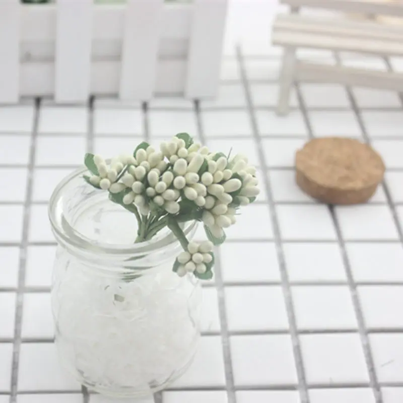 1 букет из 12 новых корейских Розовых Звезд шипов цветов розетки искусственный