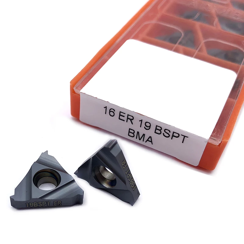 Твердосплавные инструменты для заточки резьбы 16ER 11BSPT 14BSPT 19BSPT BMA + SER1212H16/