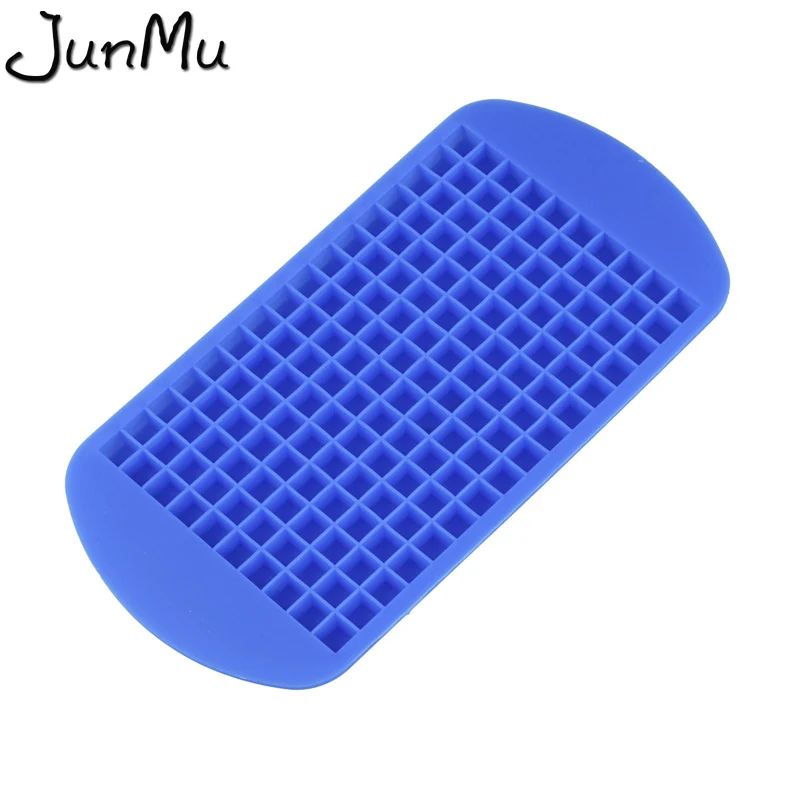 blue 1 шт. 160 Высокое Качество Gummy Bear силиконовые ледяные кубики лотки форма для шоколада маленькие фрукты форма для льда для изготовления кубиков льда - Цвет: blue