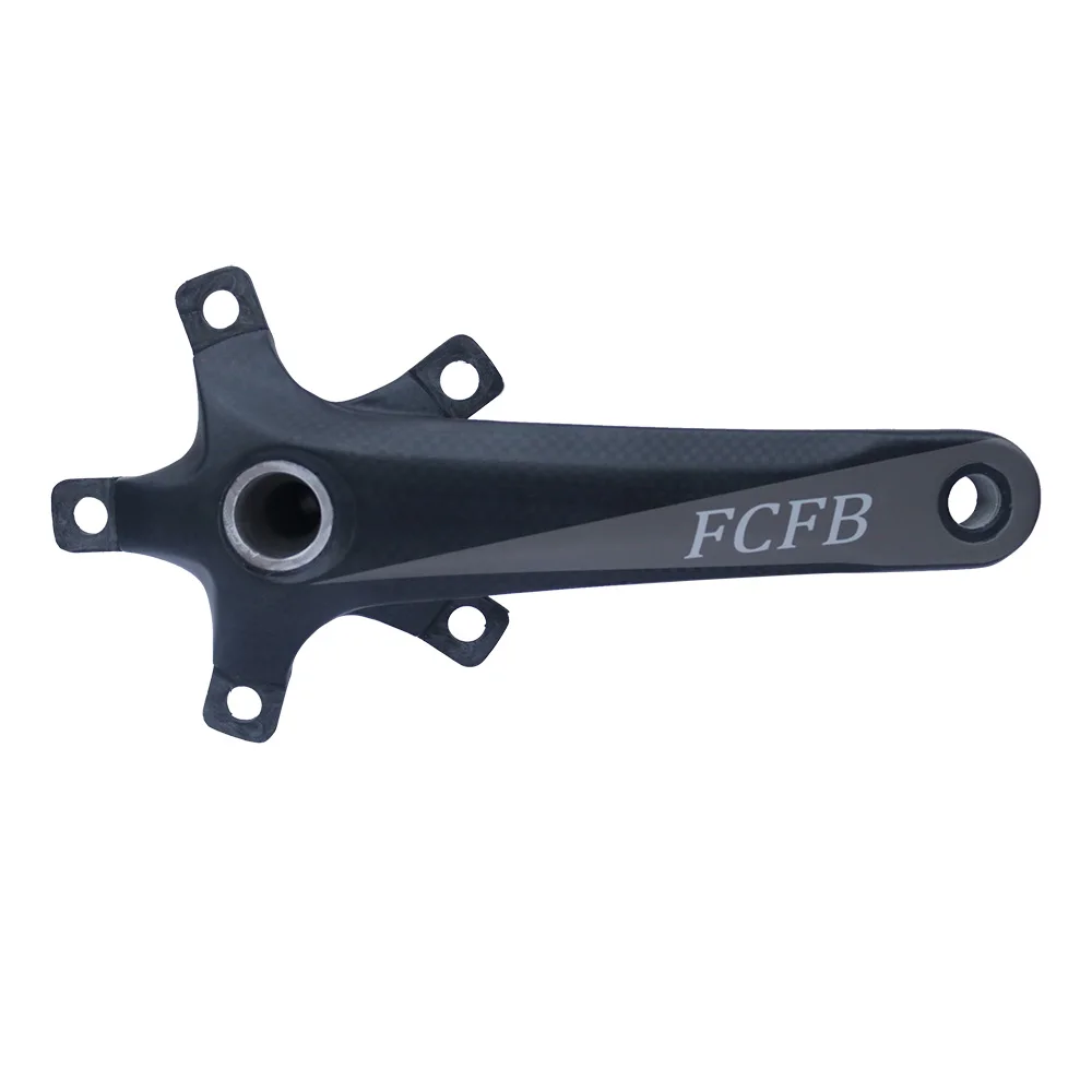 FCFB 3 K матовая углеродная рукоятка дорожный велосипедный Кривошип BCD110mm шатун для дорожного велосипеда велосипедная система части велосипеда 3 K Глянцевая/матовая FW-CRR-2