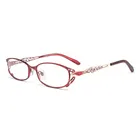 Модные очки для чтения Reven Jate, прозрачные очки в оправе из сплава с линзами из смолы HD для мужчин и женщин, очки для чтения