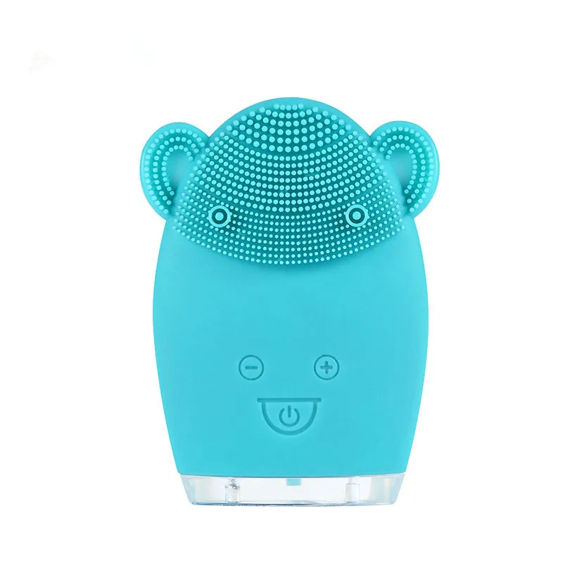 Новинка, мультяшное Силиконовое очищающее средство для лица, USB Перезаряжаемый Очищающий Инструмент, средство для удаления черных пор, косметические чистящие средства