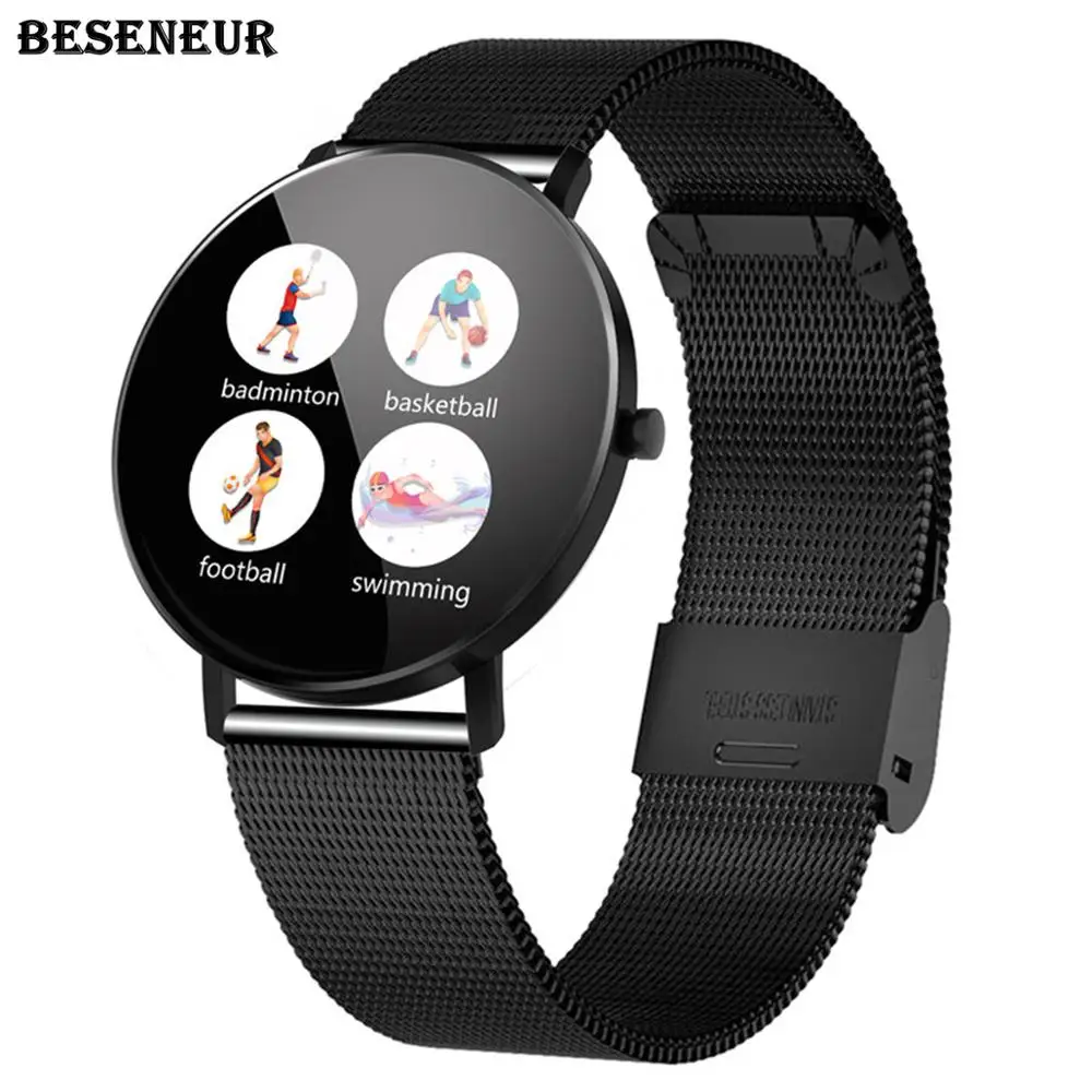 Beseneur F25 Bluetooth Смарт-часы мужские монитор кровяного давления сердечного ритма IP67 Водонепроницаемый умный браслет Android IOS