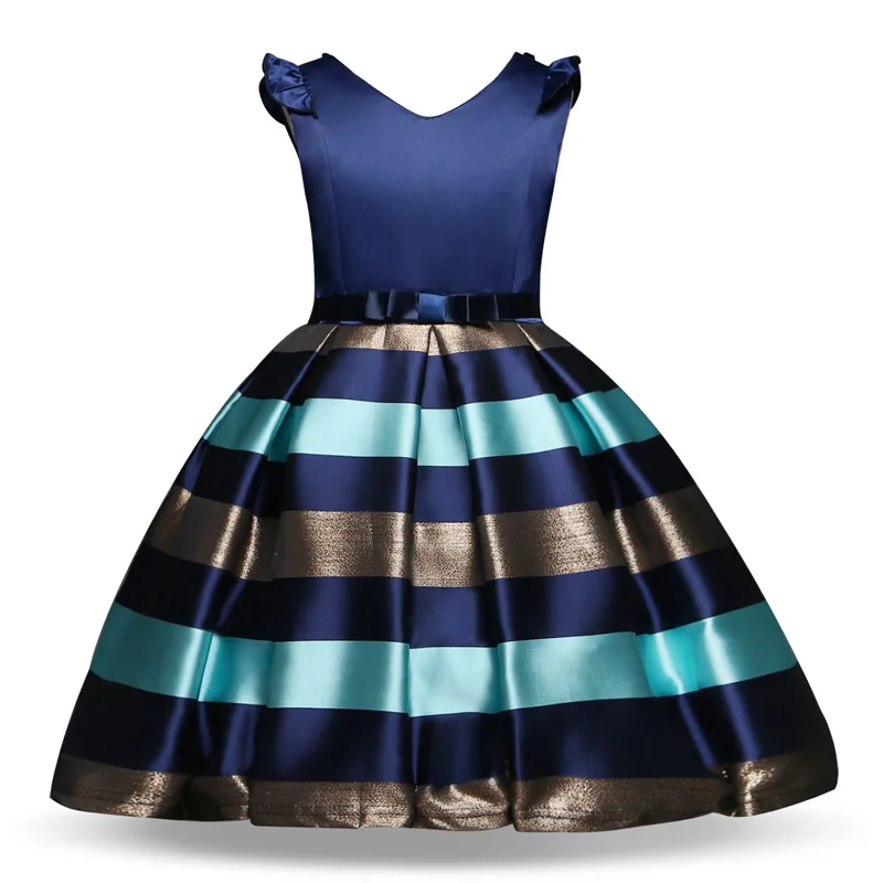 Новое платье с цветочным рисунком для девочек на день рождения и свадьбу детское