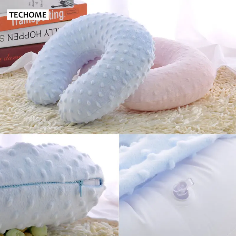 Моющаяся Детская Надувная подушка для путешествий портативная шеи младенцев