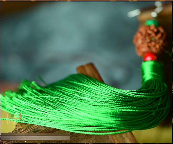 Длинные висячие серьги с кисточками традиционные преувеличенные бахромы