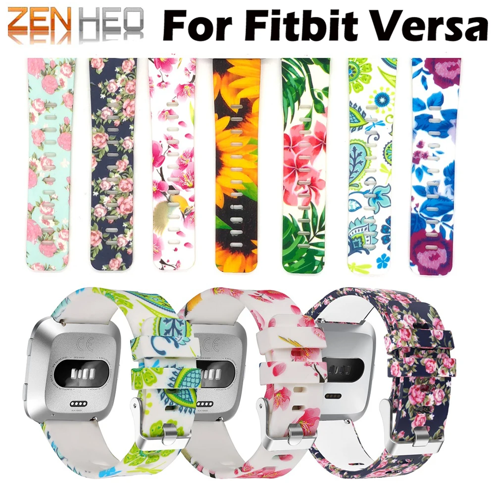 Ремешок для наручных часов Fitbit Versa мягкий сменный браслет умных