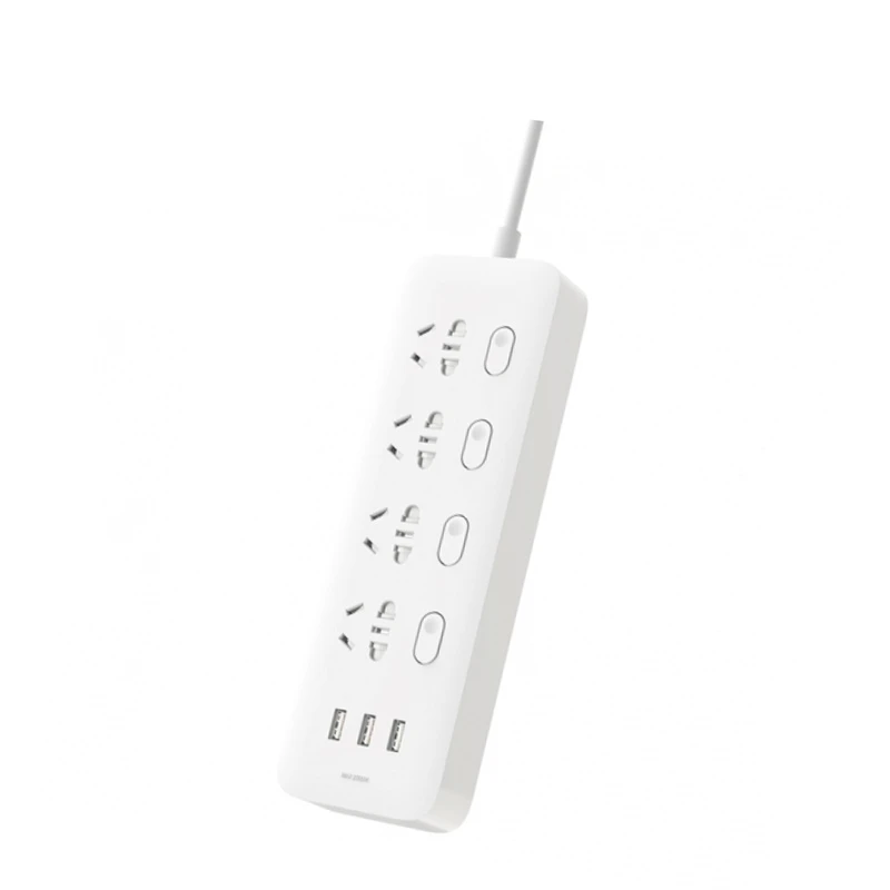 Оригинальный Xiao mi jia power Strip 2.1A Быстрая зарядка 3 USB удлинитель штепсельная вилка