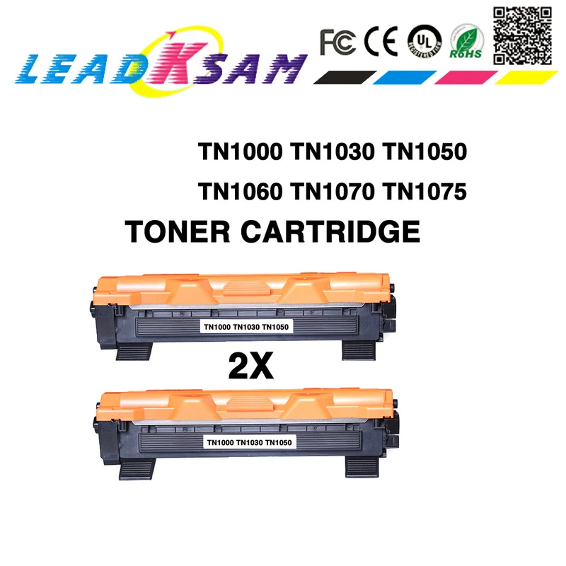 2x совместимый тонер-картридж для TN1000 TN1050 TN1070 TN1075 HL 1110 HL-1110 TN-1000 TN-1050 TN 1075 |