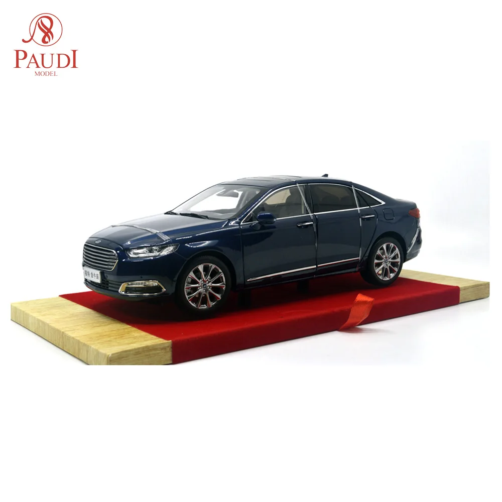1/18 1:18 1 18 весы Ford aurus 2015 синие статические симуляции литые под давлением модели
