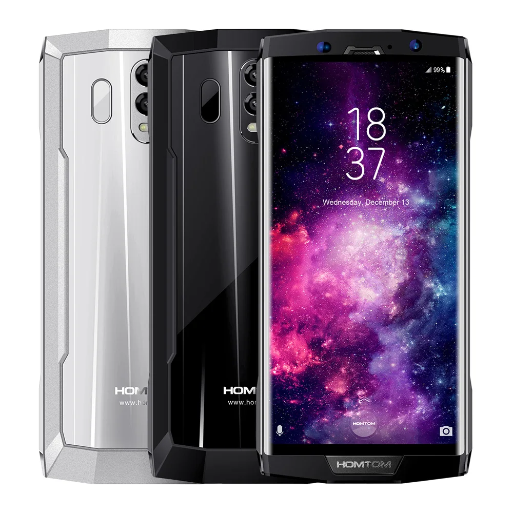 HOMTOM HT70 мобильный телефон 64GB 6 ''безрамный дисплей Android 7 0 MTK6750T Восьмиядерный 13MP