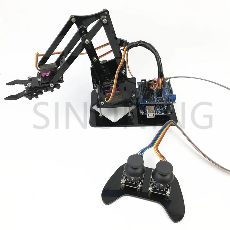 4DOF манипулятор arduino Роботизированный пульт дистанционного управления ps2 mg90s SNAM1900