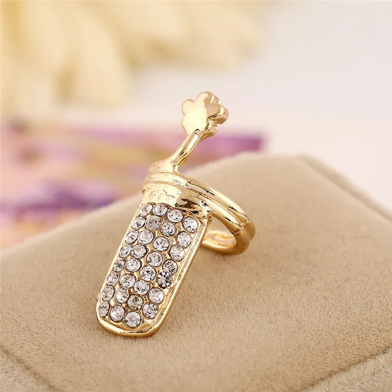 Европейская мода изменяемые креативные полные стразы сливовый цвет сплав